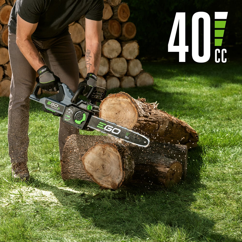 POWER+ 16" Chain Saw (40cc)